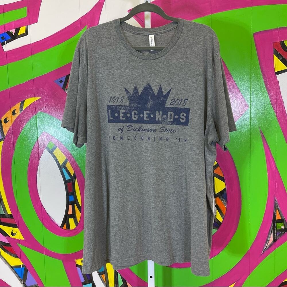 Canvas, 2018 Dickinson State University Homecoming Shirt. Size 3XL.
